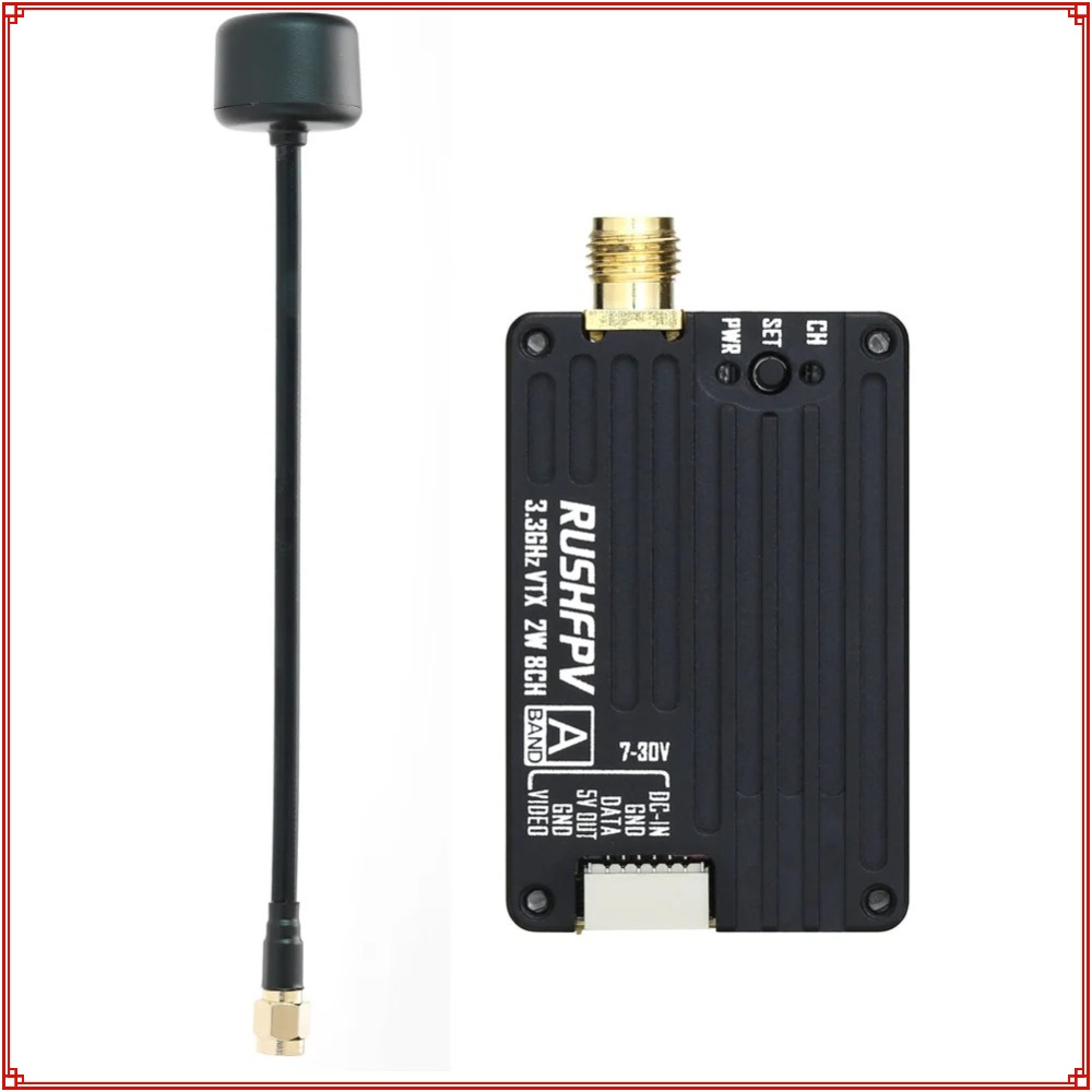 Nuevo Transmisor RUSHFPV 3.3G  - Drone Receiver reseña y precio