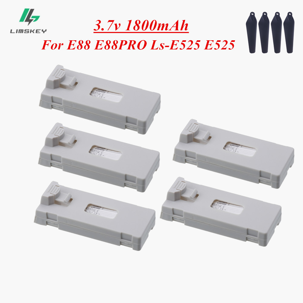 3,7 V 1800mAh RC Drone batería - Eachine Drone E58 reseña y precio